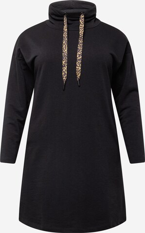 Robe 'LUCI' ONLY Carmakoma en noir : devant