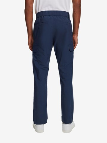 Regular Pantalon cargo ESPRIT en bleu