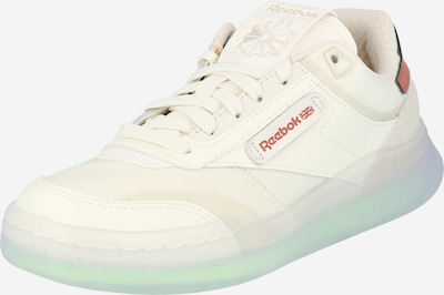 Reebok Classic Baskets basses en rouge / blanc, Vue avec produit