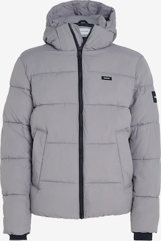 Calvin Klein Winter Jacket in Grey: front