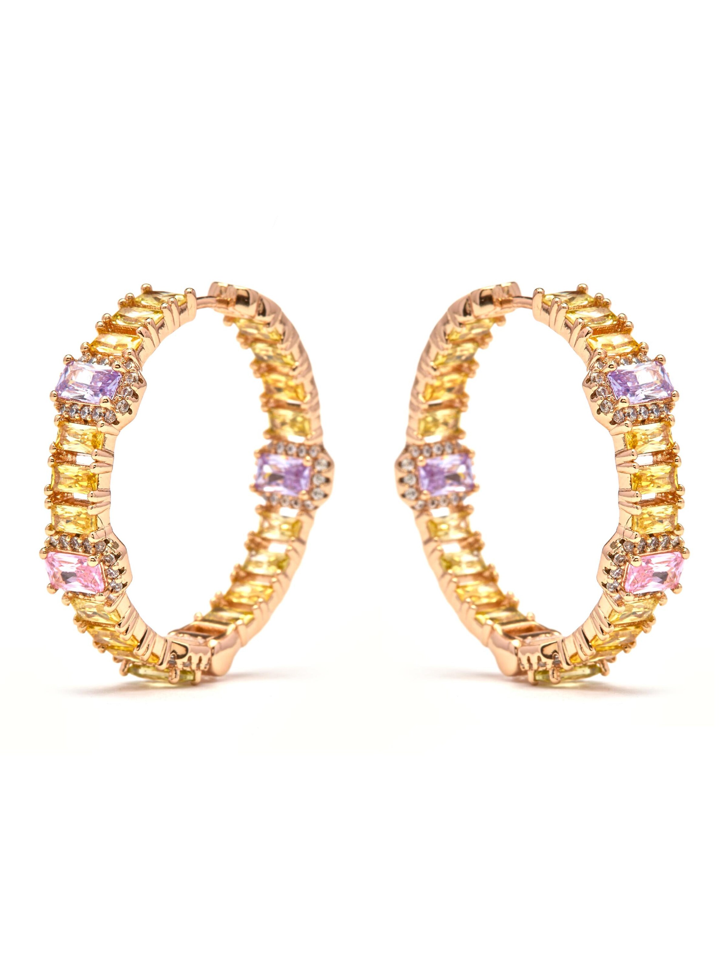 Boucles d'oreilles 'Phisma' Luxenter en mélange de couleurs
