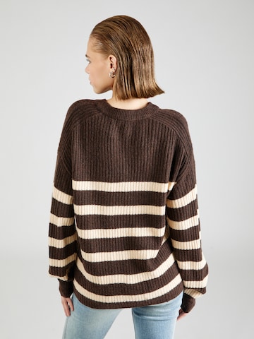 Pull-over 'Onema Oneck' b.young en marron