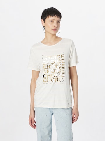 T-shirt 'CHOICE' Key Largo en beige : devant
