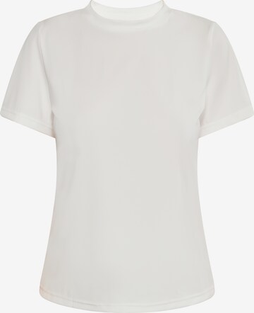 T-shirt IZIA en blanc : devant