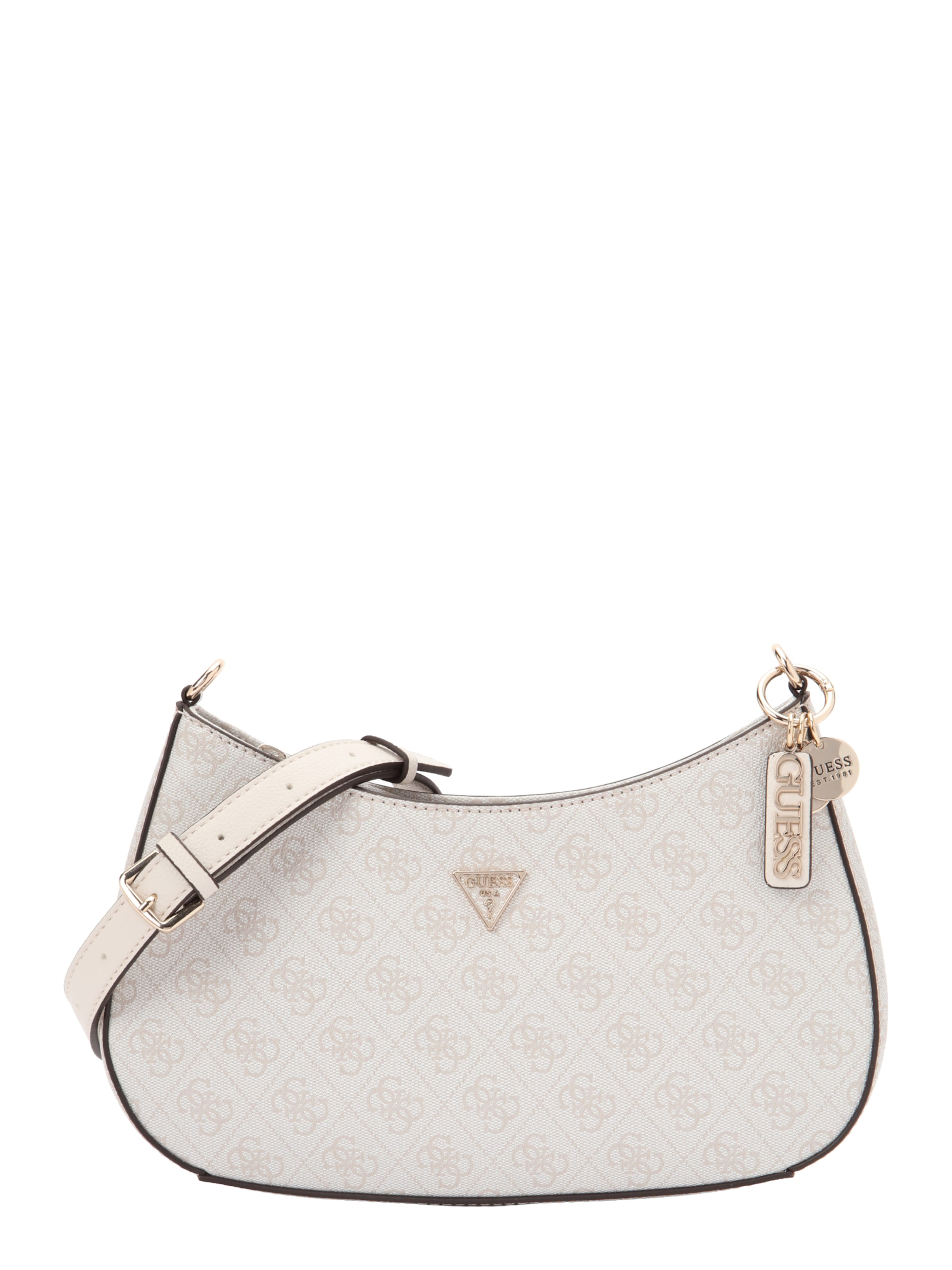 GUESS Shoulder Bag 'Noelle II' in Beige: front