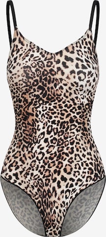 cfab (formerly creamy fabrics) - Body moldeador 'Bodysuit Sculpting Shapewear mit Slip' en beige: frente