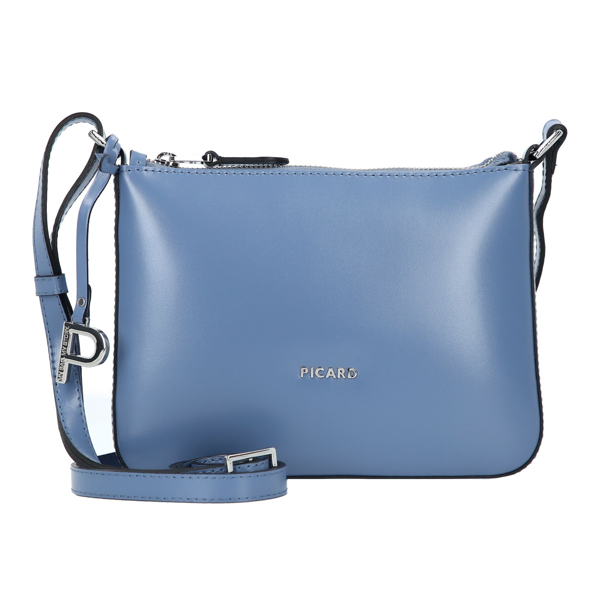 Picard Umhängetasche 'Black Tie' in Blau: Vorderseite