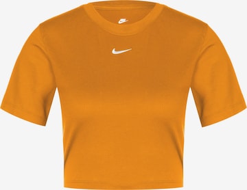 Nike Sportswear T-Shirt 'Essential' in Orange: predná strana