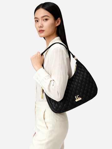 Enrico Coveri Handtas 'Zipline 3' in Zwart