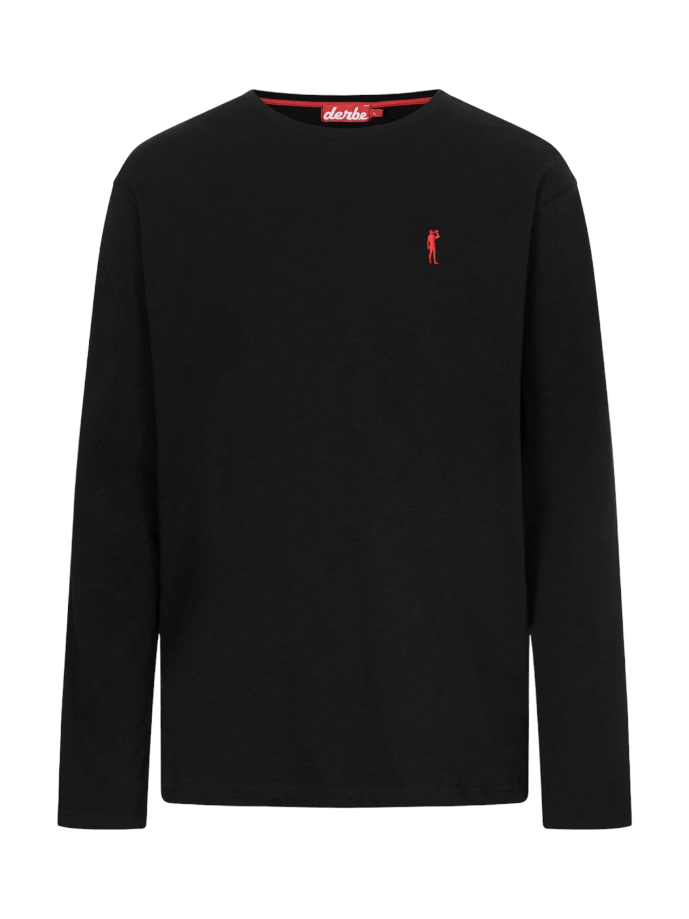 Derbe Shirt in Black: front