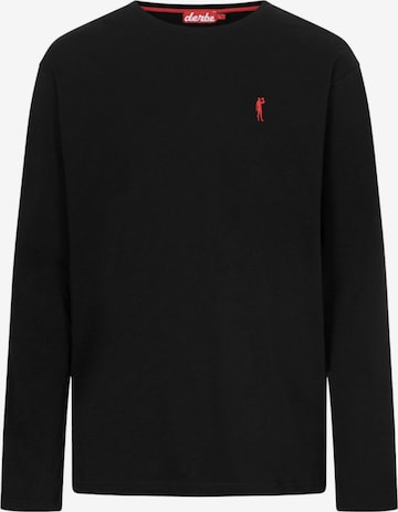 Derbe Shirt in Schwarz: Vorderseite