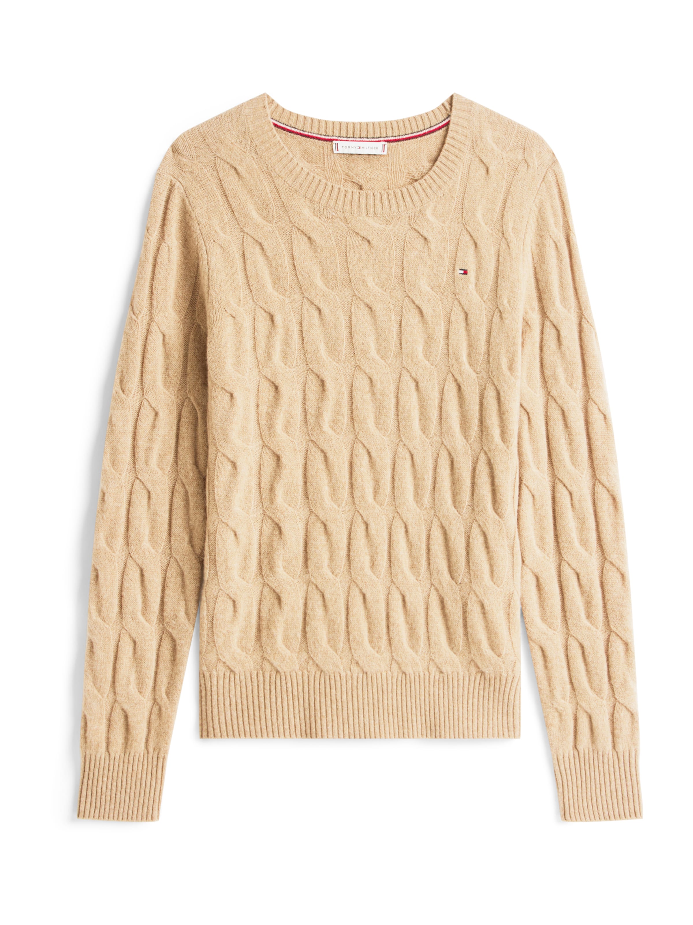 TOMMY HILFIGER Pullover in Beige: Vorderseite