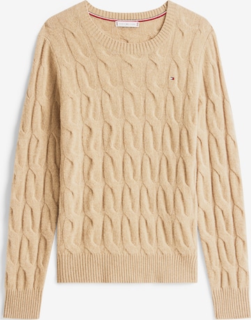 Pull-over TOMMY HILFIGER en beige : devant