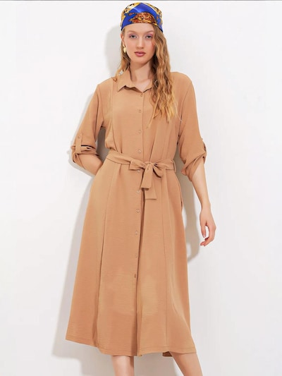 Bigdart Blousejurk in de kleur Camel, Productweergave