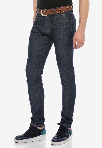 CIPO & BAXX Regular Jeans 'Everyday Raw' in Blau