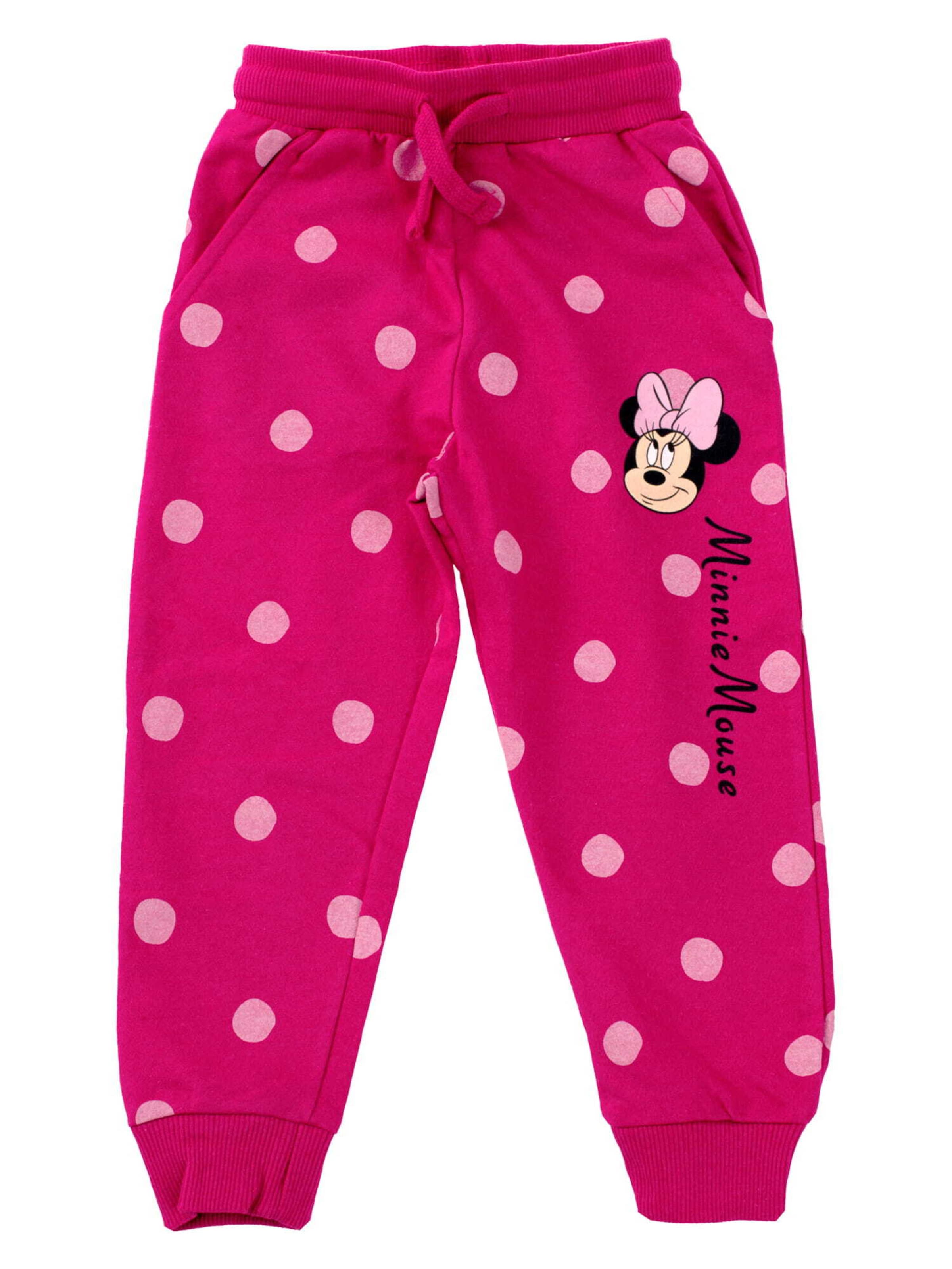 Effilé Pantalon DISNEY en rose : devant