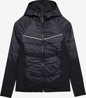 Veste outdoor 4F en noir : devant