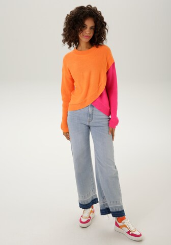 Aniston CASUAL Sweater in Orange