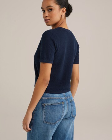 WE Fashion Kardigan – modrá