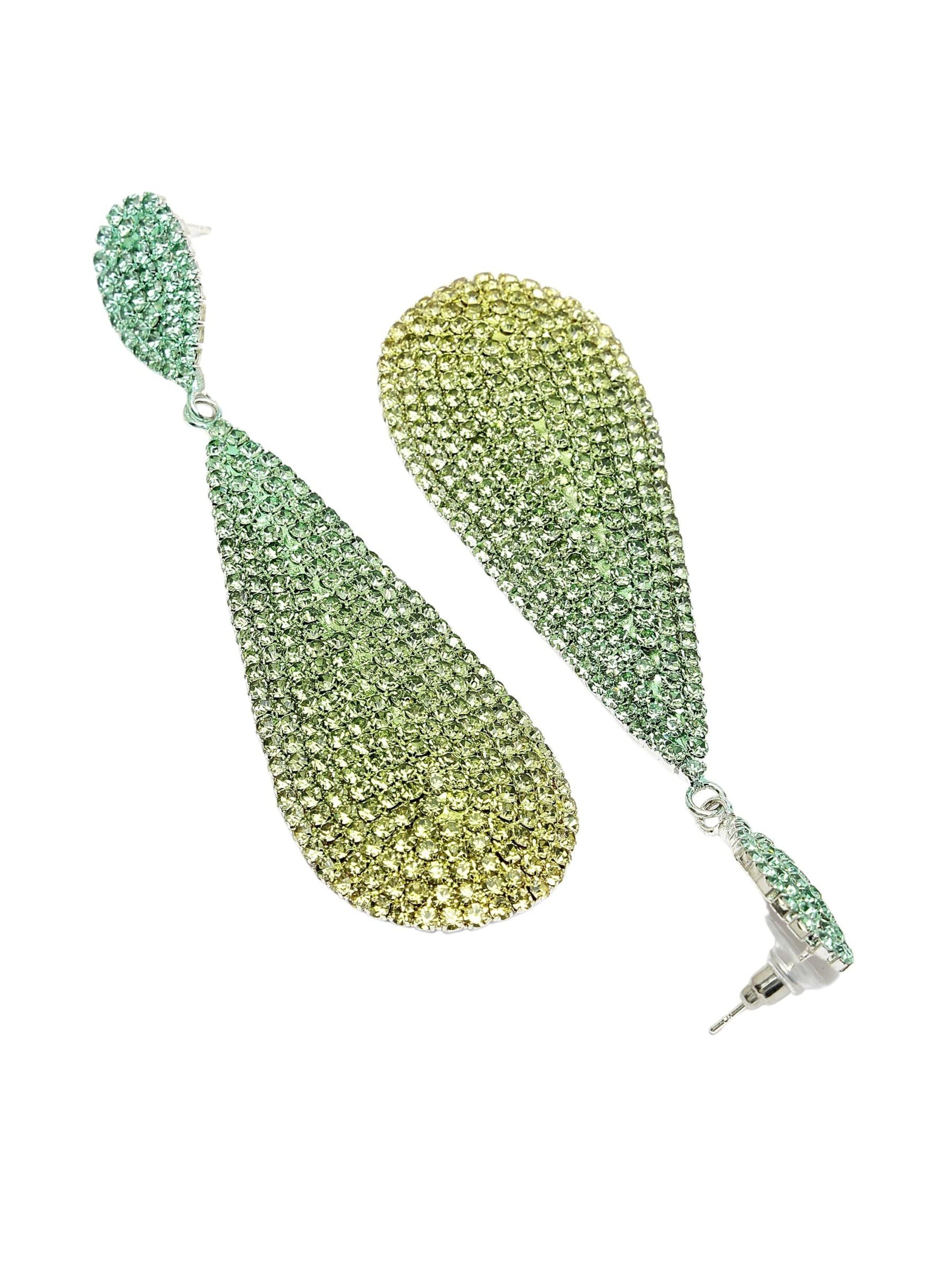 Orecchini 'Biancaka' di AVANT-GARDE PARIS in verde