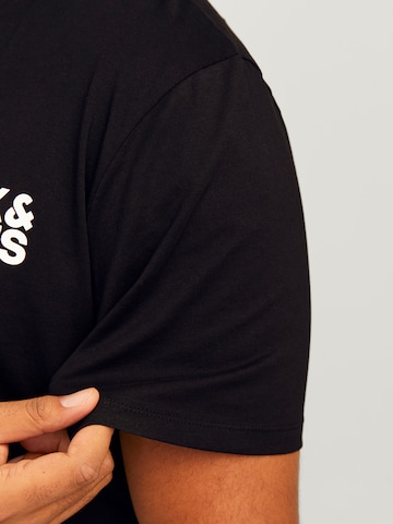 Jack & Jones Plus - Camiseta 'JJECorp' en negro