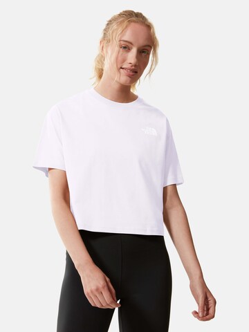 THE NORTH FACE T-Shirt in Lila: predná strana