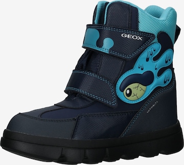 GEOX Boots in Blue: front