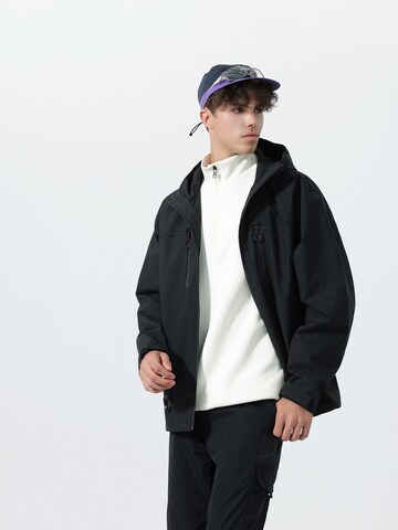 YOUTHUP Winter Jacket 'Lässig' in Black