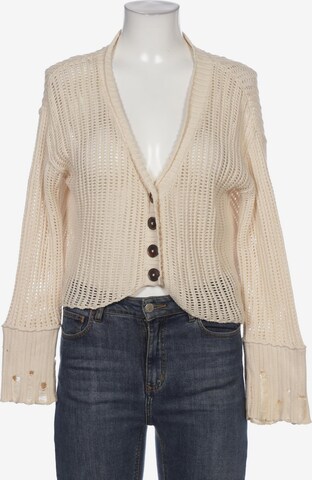 Urban Outfitters Strickjacke S in Beige: predná strana