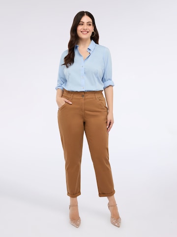 Fiorella Rubino Regular Broek in Bruin