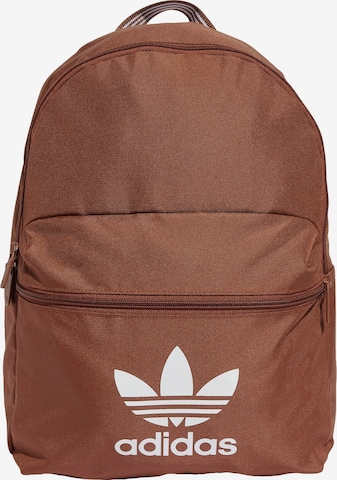 ADIDAS ORIGINALS Rygsæk 'Adicolor' i brun: forside