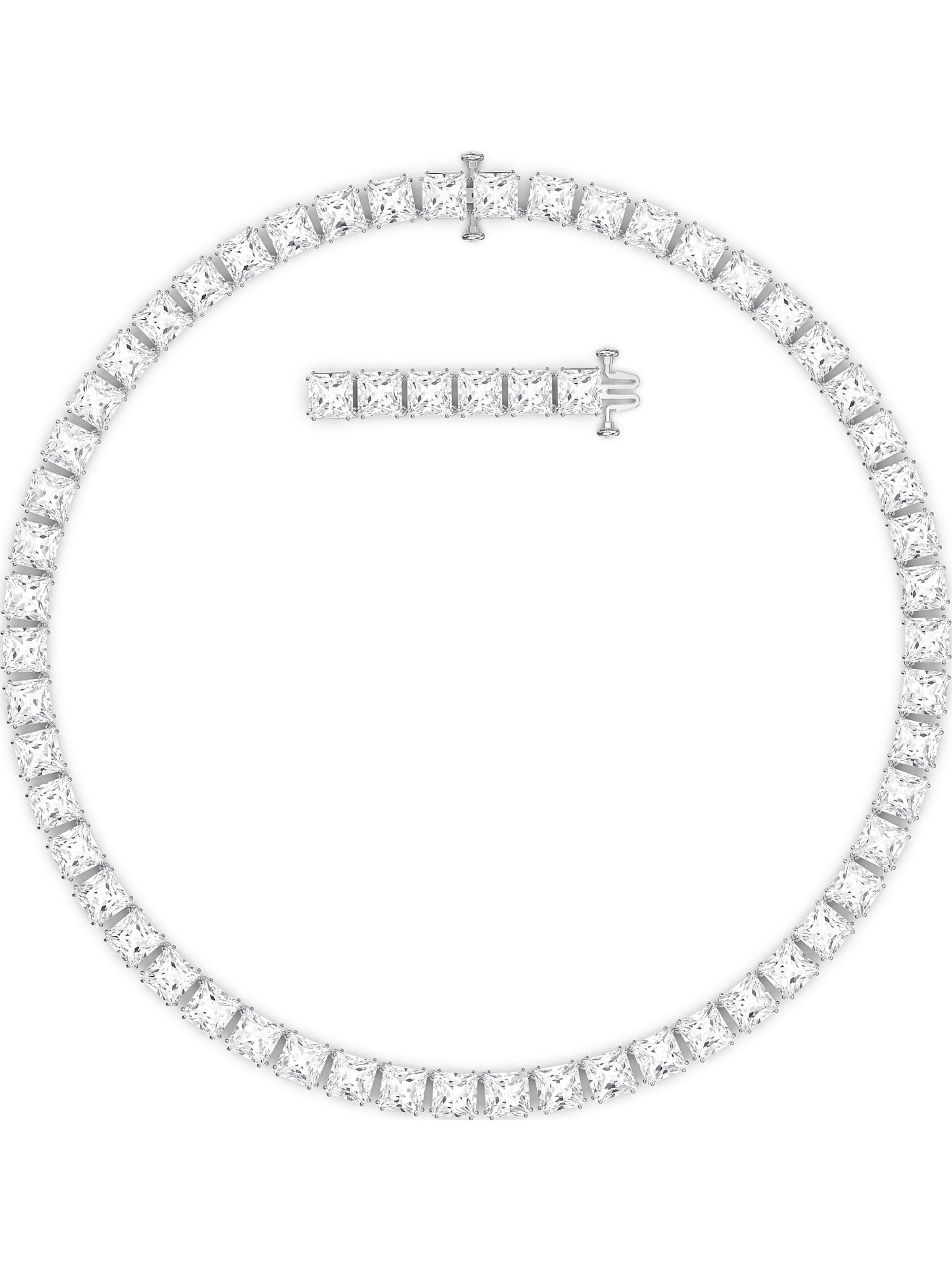 Swarovski Kette in Silber: Vorderseite