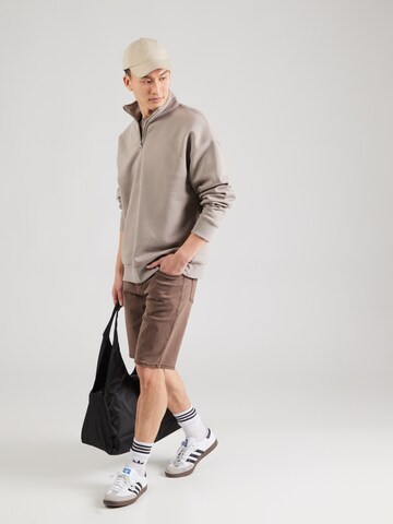 Sweat-shirt TOPMAN en gris