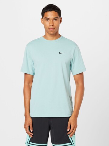 T-Shirt fonctionnel 'Hyverse' NIKE en bleu : devant