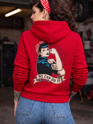 Queen Kerosin Sweater 'We Can Do it' in Red