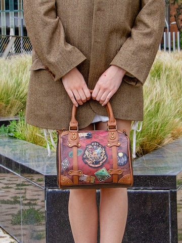 Sac à bandoulière ' Hogwarts ' Warner Bros en marron : devant