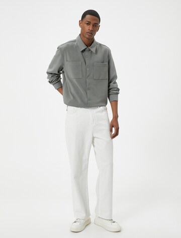 Koton Regular Fit Hemd in Grau