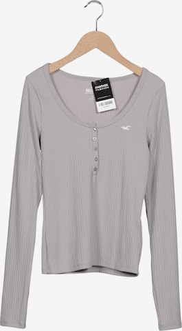 HOLLISTER Langarmshirt M in Grau: Vorderseite