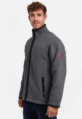 Veste en polaire 'Emilos' INDICODE JEANS en gris