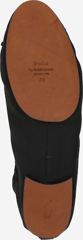 Polo Ralph Lauren Μπαλαρίνα με λουράκια σε μαύρο