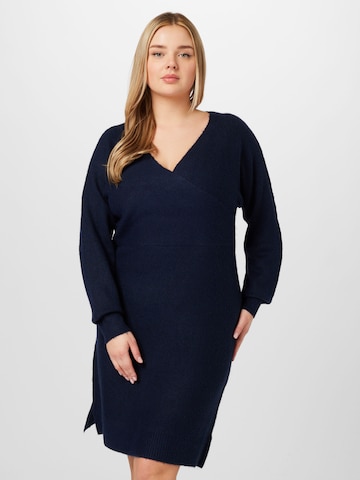 EVOKED Knitted dress 'CILIA' in Blue: front