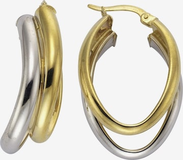 CELESTA Ohrringe in Gold: Vorderseite