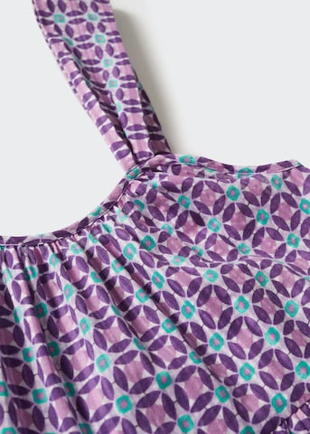 MANGO Letné šaty 'Jaipur' - fialová
