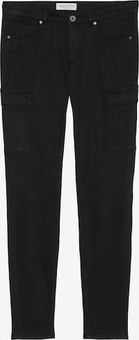 Marc O'Polo Slim fit Cargo Pants in Black: front