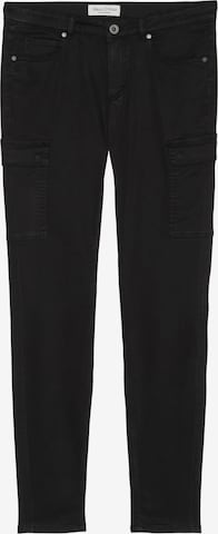 Coupe slim Pantalon cargo Marc O'Polo en noir : devant