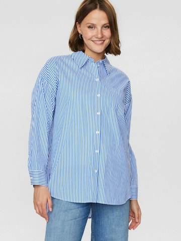 T-shirt ' NUHAILEY ' NÜMPH en bleu : devant