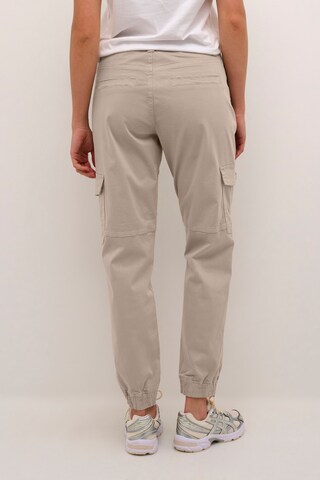 Kaffe Tapered Cargo Pants 'Sarina' in Beige