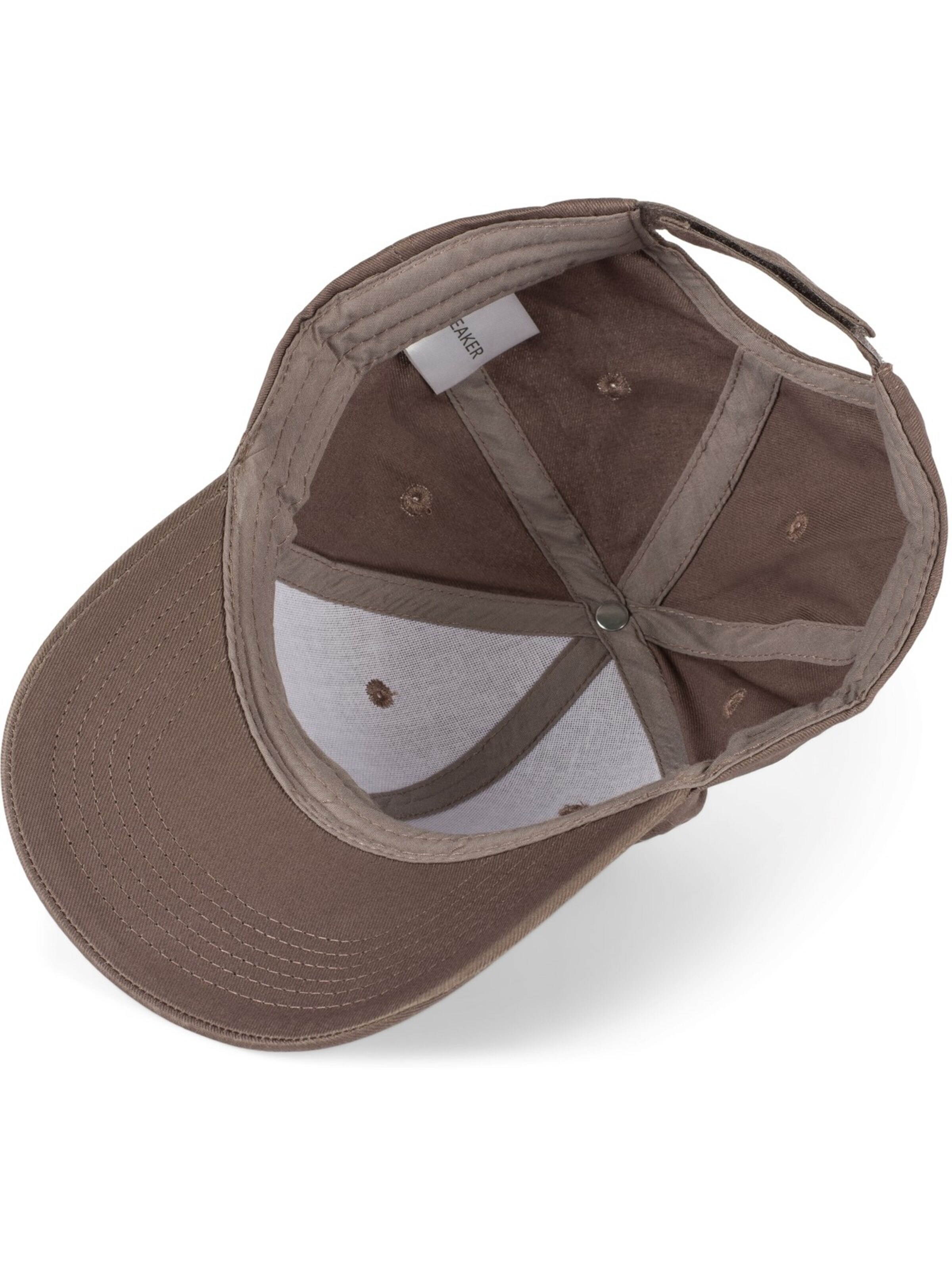 styleBREAKER Cap 'Baseball Cap Einfarbig' in Grey