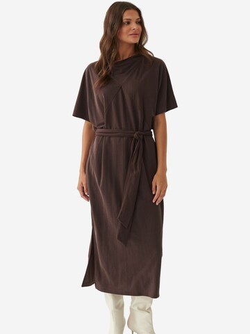 TATUUM Dress 'ZORKI' in Brown: front