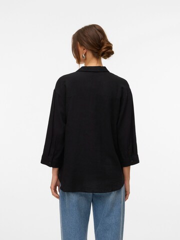 Chemisier 'VMLinn' VERO MODA en noir